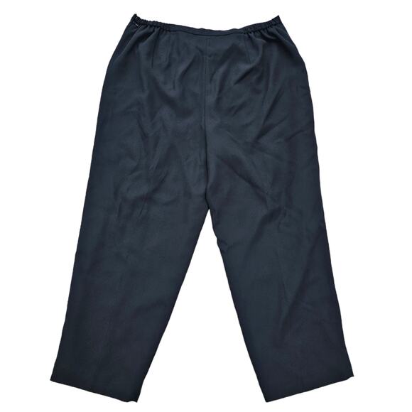 Vtg Beaded Black Pantsuit Plus Size 18W Yves Cosette Depeche Mode Sleeveless NWT - Picture 14 of 14